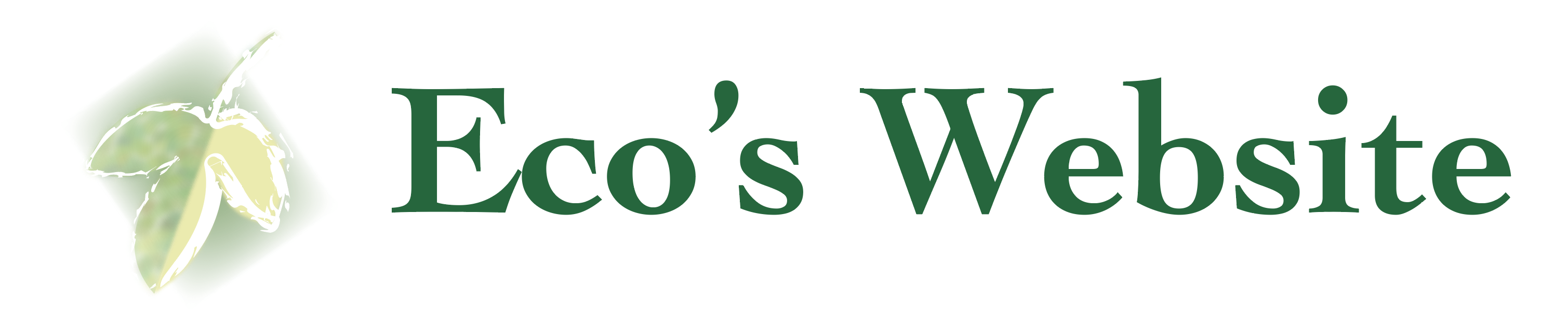 Eco's Website banner
